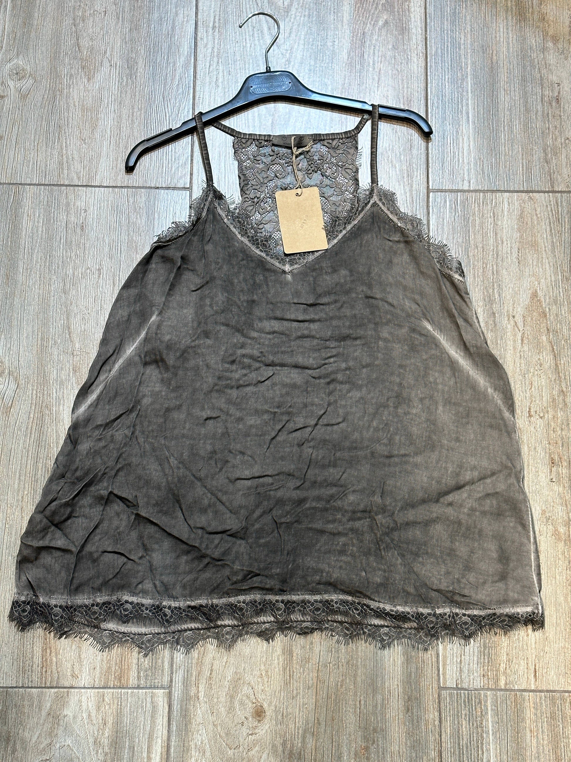 Débardeur en 100% viscose REF. 6289: Kaki