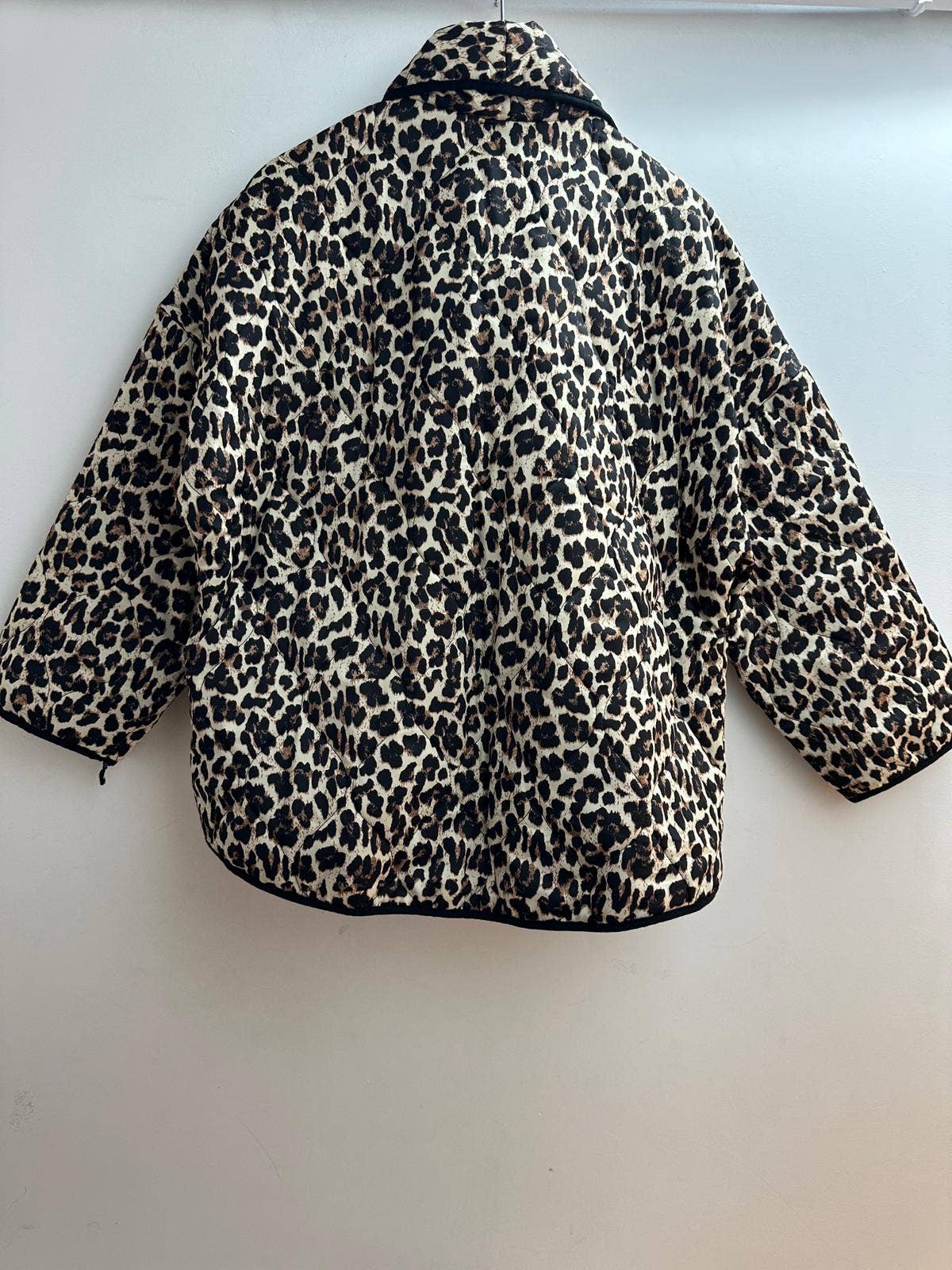 gilet imprimée leopard taille unique : Camel / Taille unique