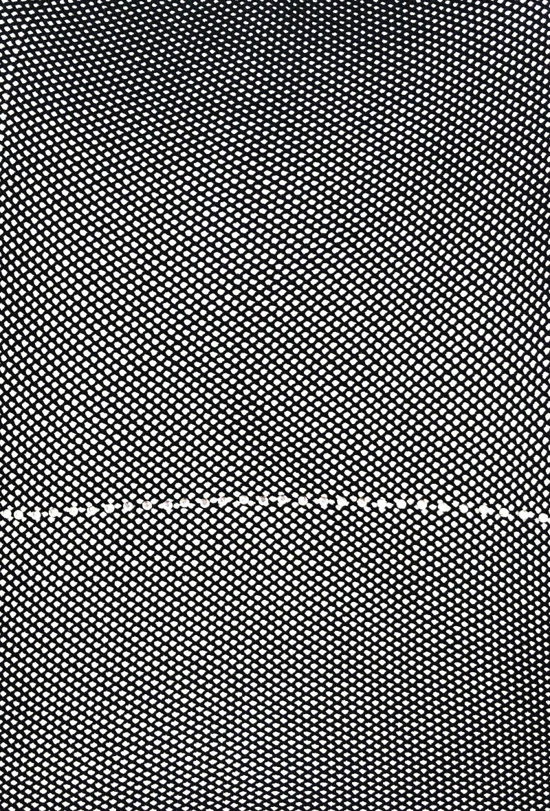 Collant résille strass cheville / SR3908: Noir / Taille unique