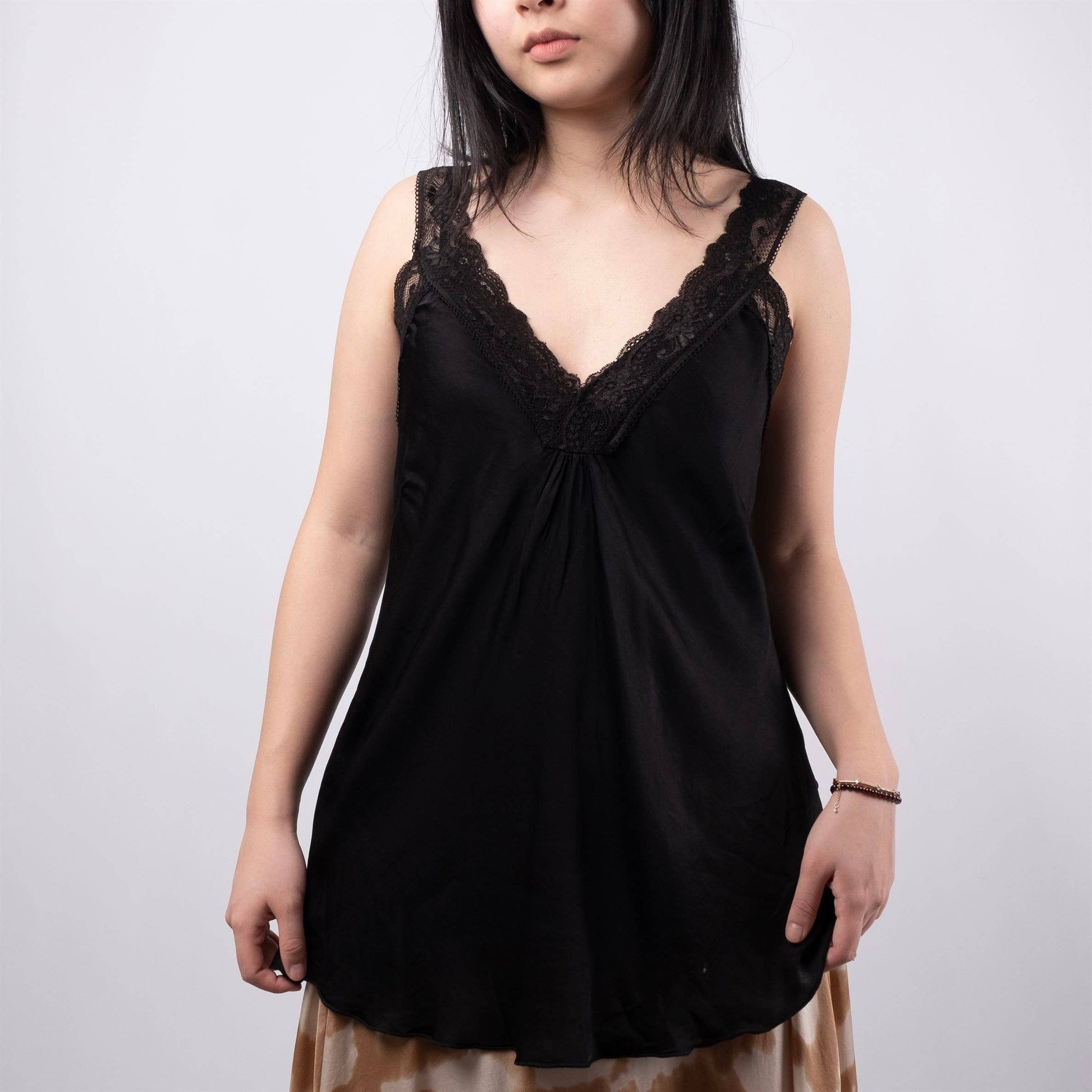 Débardeur avec dentelle 6921336: Bleu roi