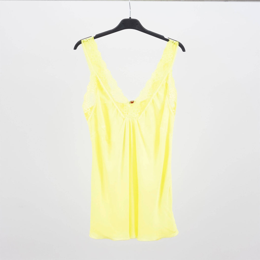 Débardeur avec dentelle 6921336: Bleu roi