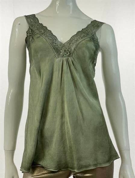 Débardeur avec dentelle 6921336: Bleu roi