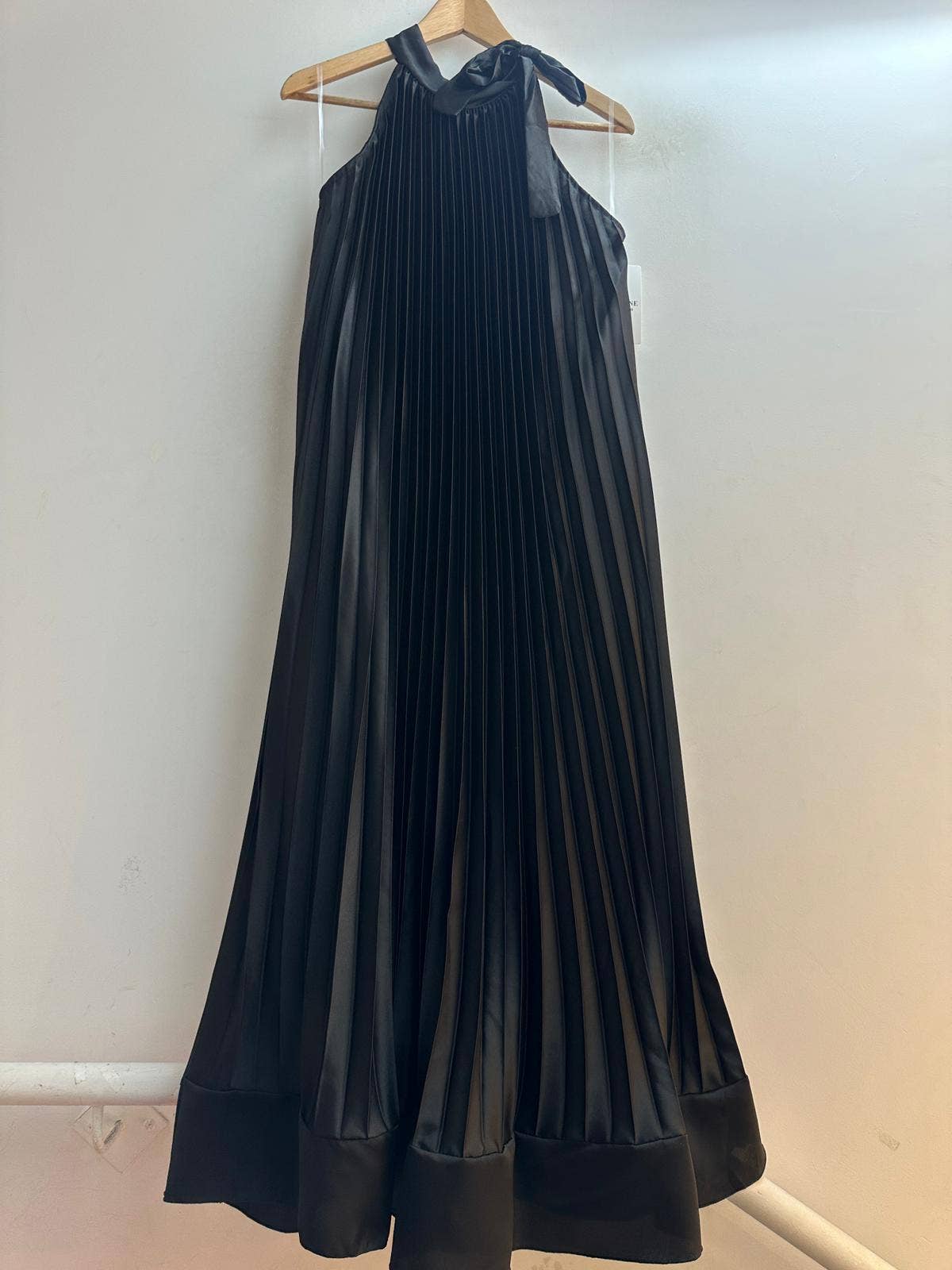 Robe longue plissée: Kaki / Taille unique