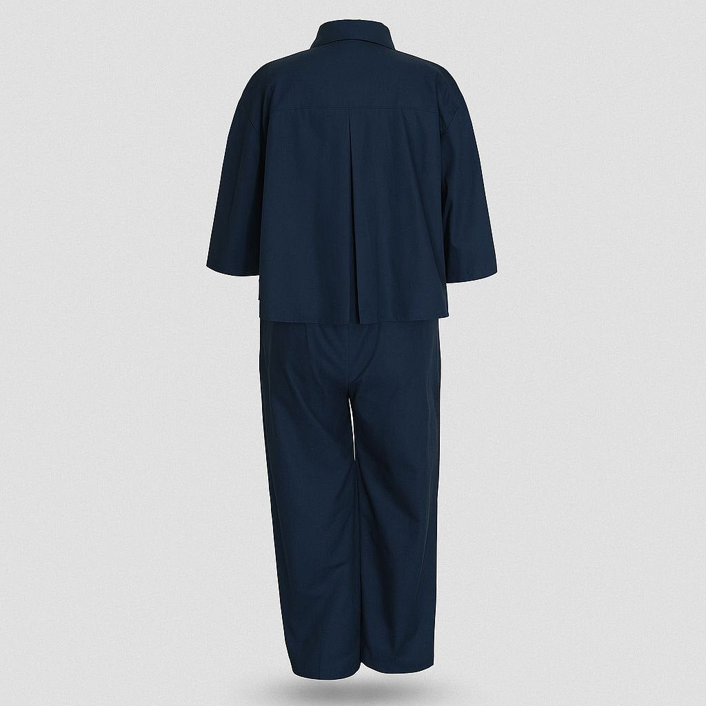 Ensemble Pantalon et Chemise Bleu Marine