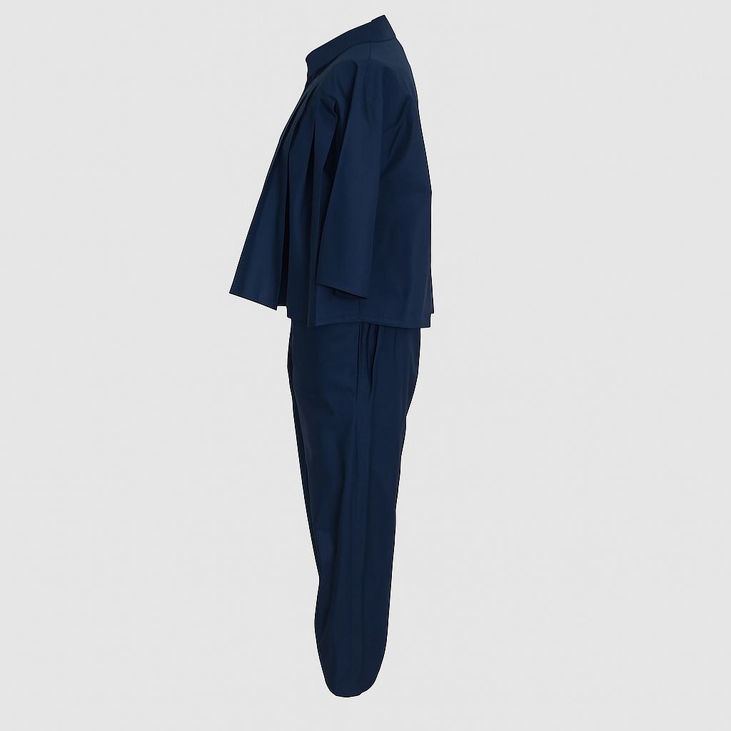 Ensemble Pantalon et Chemise Bleu Marine
