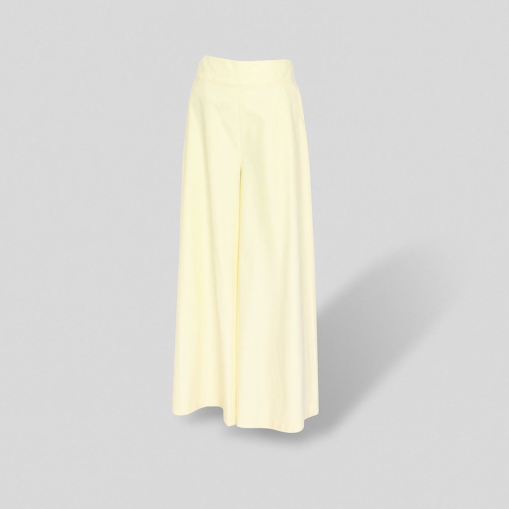 Pantalon Large Jaune Pâle